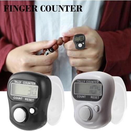 1Pcs Creative Portable Compact Electronic Chanting Counter Finger Ring Counter Chanting Counter Buddhist Supplies