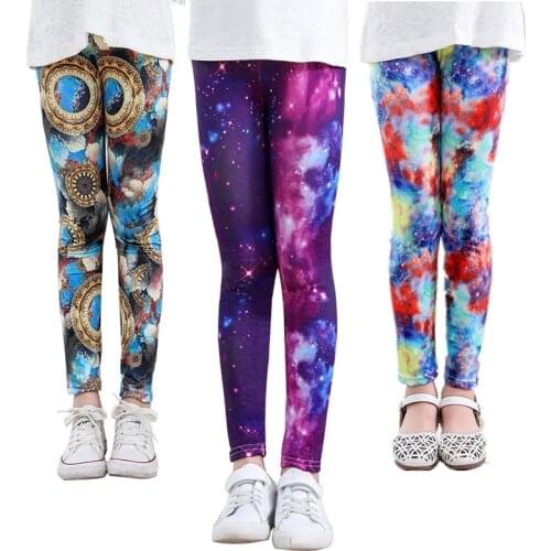 2021 New In Baby Girls Leggings 2-9 Years Skinny Girls Pants for Toddler Kids Clothing Autumn Winter Trouser for Children Teen