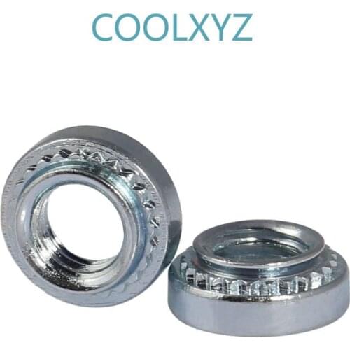 4.8-stage galvanized rivet nut environmental protection plate gold nut rivetnut rivet nut Rivet nut M2-M10 25PCS