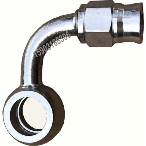 An3 3An Dash-3 Side Bend 0 28 45 90deg Stainless Steel Swivel 10mm Banjo Eye Brake Fittings Hose Ends for PTFE Brake Oil Hose