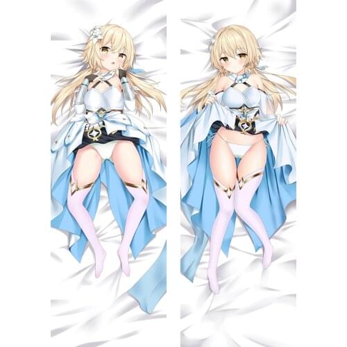 Anime Dakimakura Game Genshin Impact Kong Ying Hugging Body Throw Cushion Pillow Cover HD Design Life-size Pillow Case 6 Sizes