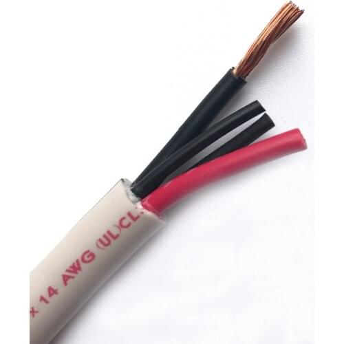 AQ FLX-14/2 14-Gauge In-Wall DIY Speaker Cable for DIY Amplifier CD Player Home Theater - (Sell Per 1m)