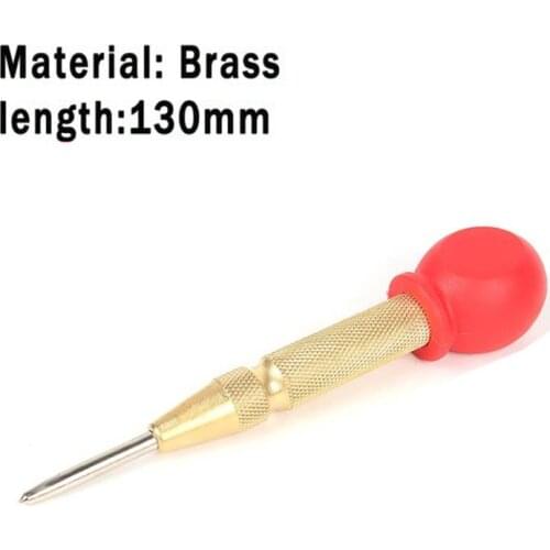 Automatic Center Punch Spring Loaded Marking Drill Pin Starting Holes Tool For Wood Metal Glass Press Dent Marker Tools