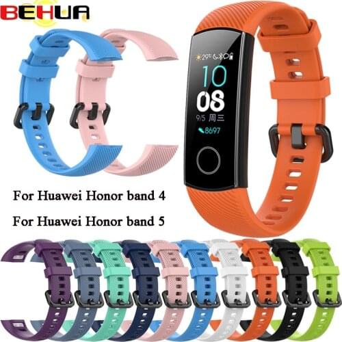 BEHUA Sport Silicone Watch Band For Huawei Honor 4/Honor 5 Smartwatch Wristband Replacement Original Strap Fashion Bracelet Band