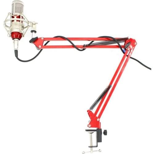 BM-800 Dynamic Condenser Sound Recording Microphone with Shock Mount for Radio Braodcasting KTV Karaoke with Shock Mount