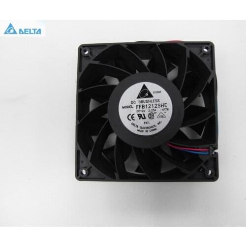 For delta fan FFB1212SHE 12038 12V 2.25A large amount of wind 3600RPM 170.92CFM