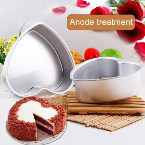 3/6/8 Inch Heart Shape Cake Mold Aluminium Alloy Baking Mold DIY Mousse Pastry Mould Baking Pan Kitchen Cake Tools для кухни