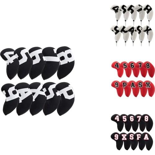 Golf Iron Covers,Neoprene Golf Iron Covers Set ,Golf Club Head Covers For Iron Club Fit All Brands Golf Iron Cover