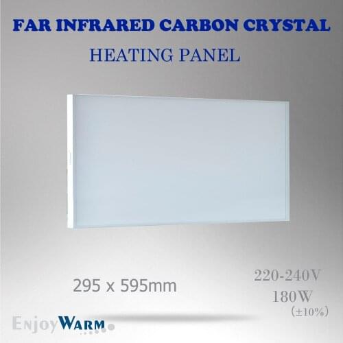 Far Infrared Heater Panel Wall Mounted Heating Film Carbon Crystal White Panel Ir Heating Element Free Shipping