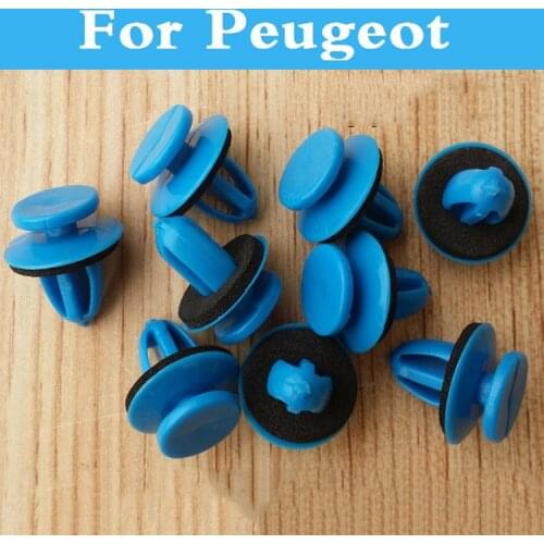2017 New 50x Car Styling Door Trim Panel Retainer Fender Fastener Rivet For Peugeot 408 508 607 4007 4008 407 Ion Rcz 308 Gti