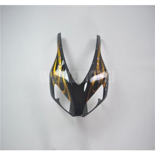 Flame Front Upper Fairing Headlight Cowl Cover Nose Panel Fit For HONDA CBR1000RR CBR 1000RR 2006 2007 B1