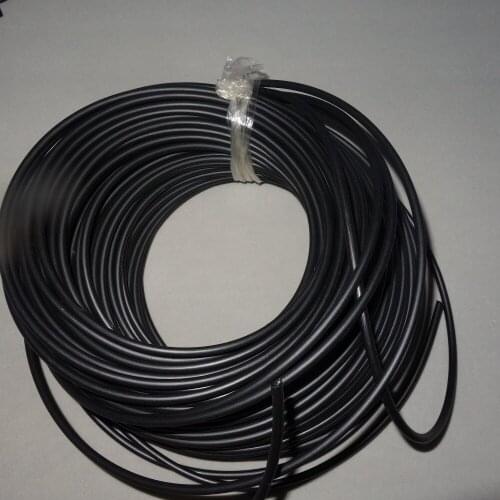 PMMA optical fiber coated with Black Sheath Inner diameter 3.0mm(4.5mm outer diameter) for Showcase