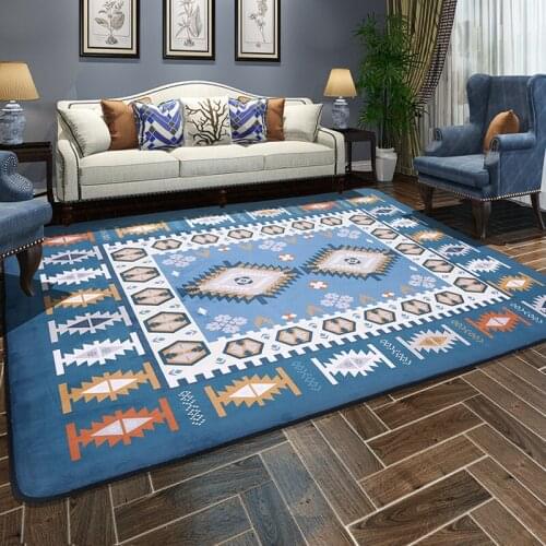 LIU European style simple modern Carpet for living room bedroom rug tea table sofa room bedside home tapetes rectangular carpet