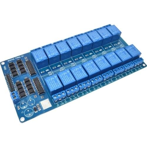 2016 China Wholesale 5V 16 Channel Relay Module for arduino ARM PIC AVR DSP Electronic Relay Plate Belt optocoupler isolation