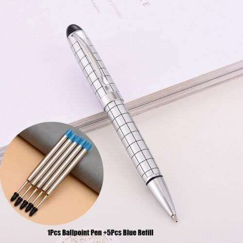 Baoer Ballpoint Pen Metal Ballpoint Pen High-end Office Gift Supplies Ball Pen 10 Customizable Trademark