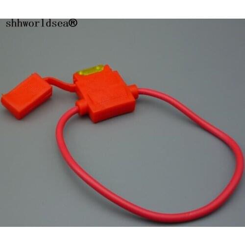 Shhworldsea NEW 5X In-line inline 20A Car Fuse Holder ATC/ ATO Automotive Auto Fusr Socket Waterpoof 14AWG free shipping