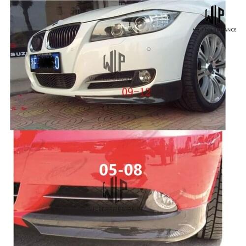 E90 Carbon Fiber standard Front Side Bumper Splitters Aprons For BMW 3 Series E90 320i 323i 325i 330i 335i 05-08 09-12