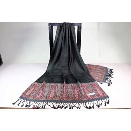 Boho Style Women Scarf Summer Pashmina Shawls Winter Warm Paisley Pashmina Shawls Wraps Scarves Femme Jacquard Scarf Echarpes