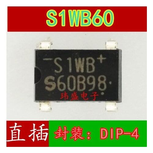 10pcs S1WB60 S1WBS60 1A600V DIP4