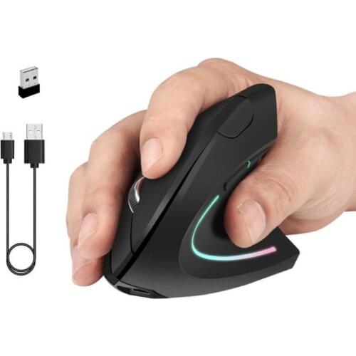 80% Off 2.4GHz Ergonomic Vertical Wired Wireless Mouse Optical Mouse Wireless Bluetooth Mouse For Desktop PC Laptop Gaming Mouse
