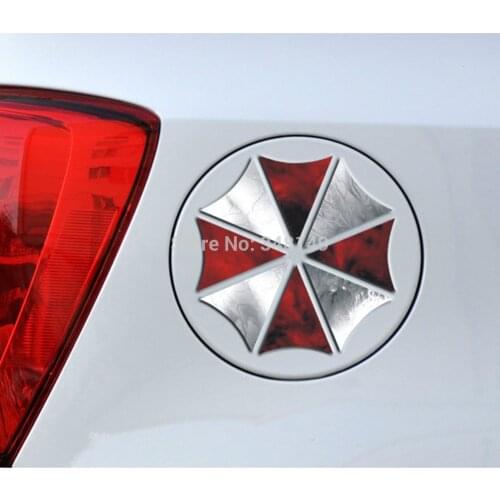 Car-Styling Hollow Umbrella Corporation Reflective Car Stickers And Decal For Mazda 6 Ford Focus 2 Chevrolet Volkswagen Kia Opel