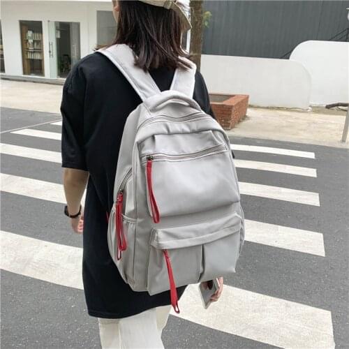 Large Capacity Womens School Backpack Multifunction Nylon Unisex Couple Bagpack Bags Mens Travel Outdoor Backpack Bags