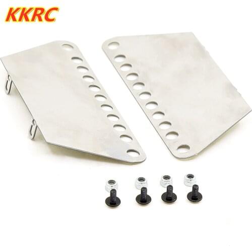 Metal Side Pedal Foot Plate Footstep Balance Brow for RC Car Model D90 D91 Defender Upgrade Modify Spare Parts