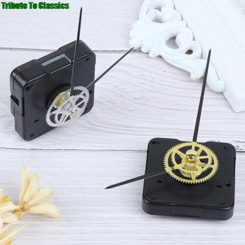 NEW 1 Set DIY Silent Large Wall Clock Quartz Clock Movement Mechanism Hands Wall Repair Tool Parts Kit Set