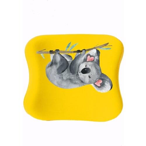 Custog Memory Foam Kids-Young Visco Waist Support Back Pillow For Study Chair Orthopedic Health Care Pad Koala
