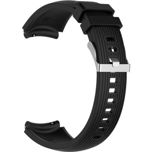 Sport WatchBand Strap for SAMSUNG S3/Galaxy 46mm Watch Band Soft Silicone Replacement Bands Strap for SAMSUNG S3/Galaxy Strap Bl