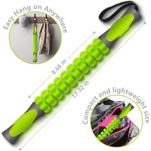 Muscle Roller Massage Stick For Yoga Fitness Sports Physical Therapy Recovery Equipment Trigger Point Leg Arm Back Body Massager