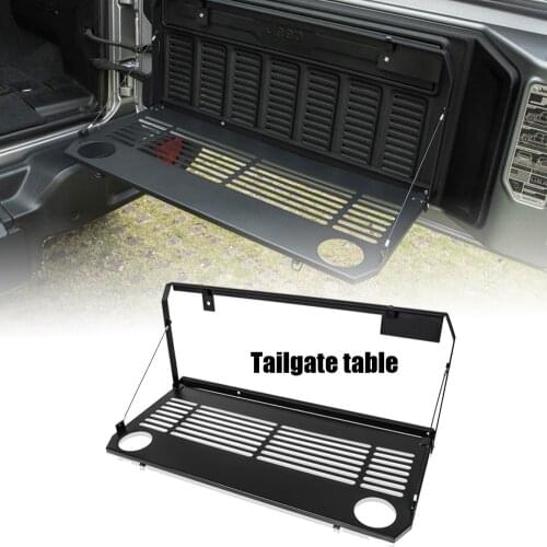 Foldable Storage Cargo Shelf Rack Rear Luggage Holder Carrier for 2018-2020 Jeep-Wrangler JL JLU Trunk