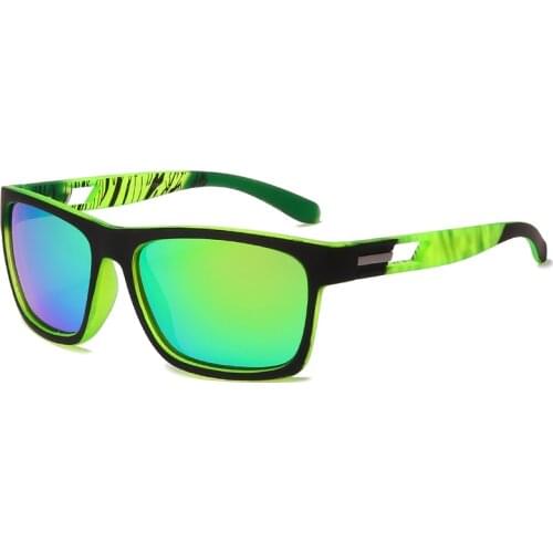 Men Square Polarized Sunglasses Brand Design Vintage Men Coating Driving Sun glasses UV400 Shades Eyewear Oculos de sol