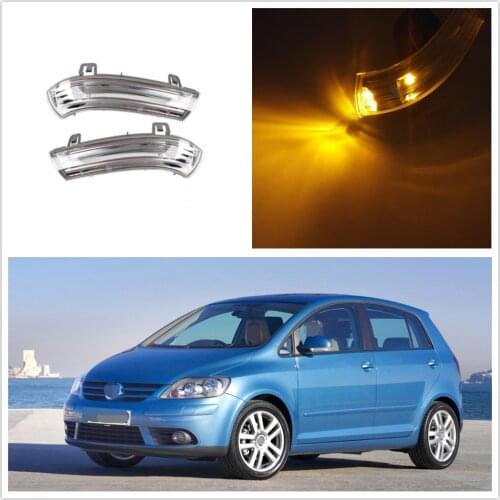 LED Mirror Light For VW Golf 5 A5 MK5 Plus 2004 2005 2006 2007 2008 2009 Door Side LED Mirror Turn Signal Indicator Lights