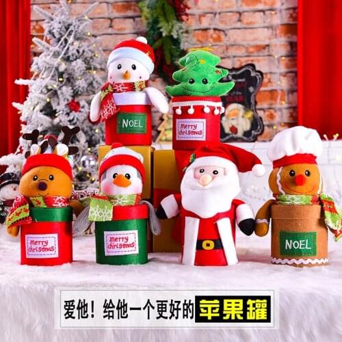 Decorations Christmas Eve Apple Box Candy