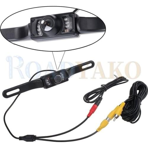 Universal Waterproof Car Rear View Camera High Definition Color Wide Viewing Angle Car Rear View License Plate Backup Camera