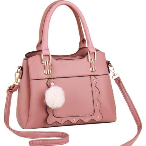YINGPEI Women PU Bag fashion plush ball womens popular messenger small square bag totes hotsale crossbody Bag fashion shoulder
