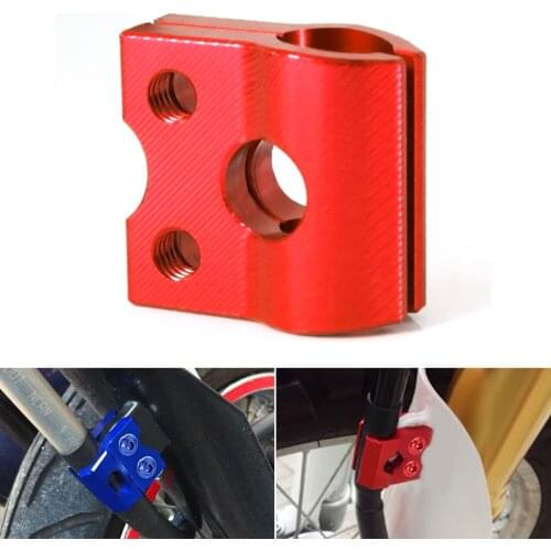 Motorcycle Brake Line Clamp Hose Cable CNC Clamp For Honda CR80R CR85R CR125 CR250R CRF150R CRF450R CRF250F XR400MOTARD XR250