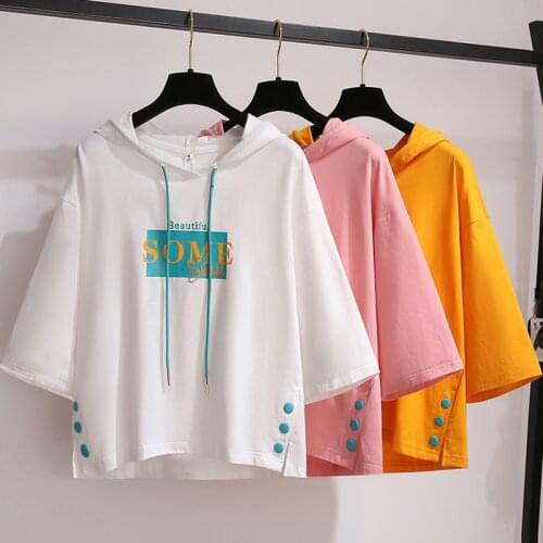 Womens Sweatshirt Cropped Hoodie Long Sleeve Korean Fashion Kpop Clothes Female Tracksuit Cute Kawaii Tops Solid Letter Pastel