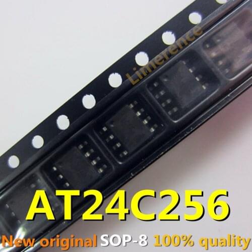 10PCS 24C256 AT24C256 SOP8 AT24C256N 2EC 24C256N-SU2.7 SOP-8 SMD New and Original IC Chipset