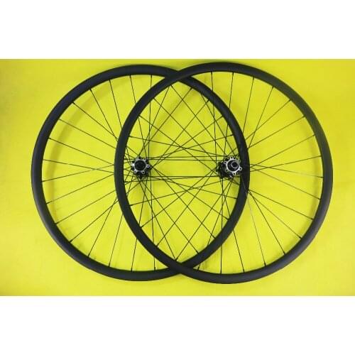 29er MTB XC 28mm asymmetric tubeless SS35 boost wheelset straight pull hubs 28mm depth 110*15 148*12 clincher mountain wheels