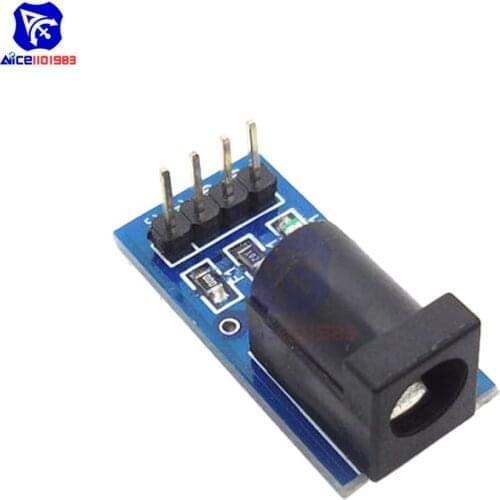 Diymore 5.5x2.1mm DC Power Adapter PCB Board Module LED Indicator