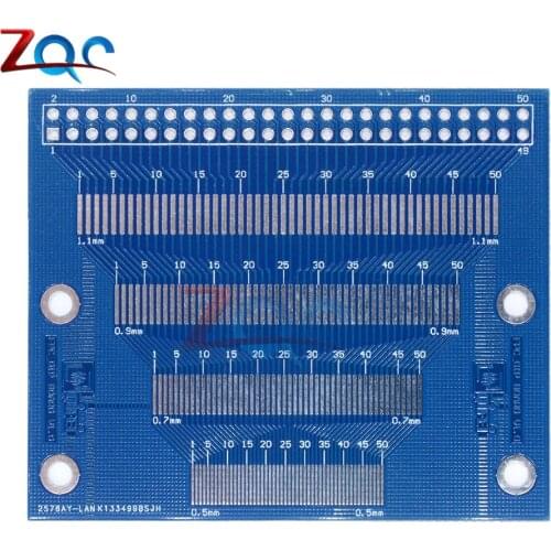 0.5mm To 1.2mm Pin Pitch Adapter PCB FPC Board 2.0-3.5 inch TFT LCD SMD To DIP