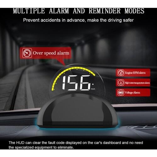 C700 Car Head-up display OBD2 Fault Elimination ELM327 Speed Water Temperature Voltage Alarm Fault