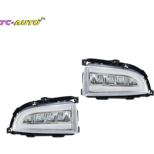 Car Front Bumper LED DRL Headlight Daytime Running Light LED Fog Lights Fog Lamp For Mitsubishi Lancer 2004 2005 2006 Fog Light