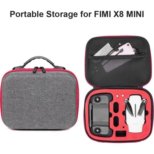 Portable Camera Drone Case Carrying Storage Bag for FIMI X8 Drone Remote Control Shockproof Tote Handbag For Outdoor Travel