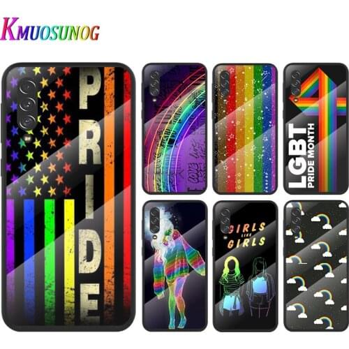 Homosexual Rainbow For Samsung Note 20 10 9 8 Ultra Lite Plus 5G A70 A50 A40 A30 A20 A10 Tempered Glass Phone Case