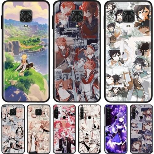 Funda Genshin Impacts Game Silicone TPU Cover For Xiaomi Redmi Note 9 9C 9A 9i 9T 9S 8 8T 7 6 5 5A 4 4X Pro Max Phone Case