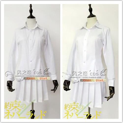 The Promised Neverland Yakusoku no Neverland Grace Field House Emma Ema Outfit Dress Anime Manga Cosplay Costume