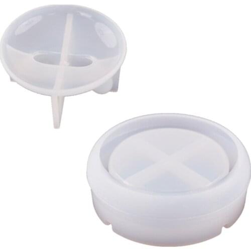 A0NF Resin Tray Mold DIY Epoxy Crystal Ashtray with Lid Wing Antlers Elk Storage Box Mold Silicone Resin Mold for DIY Craft